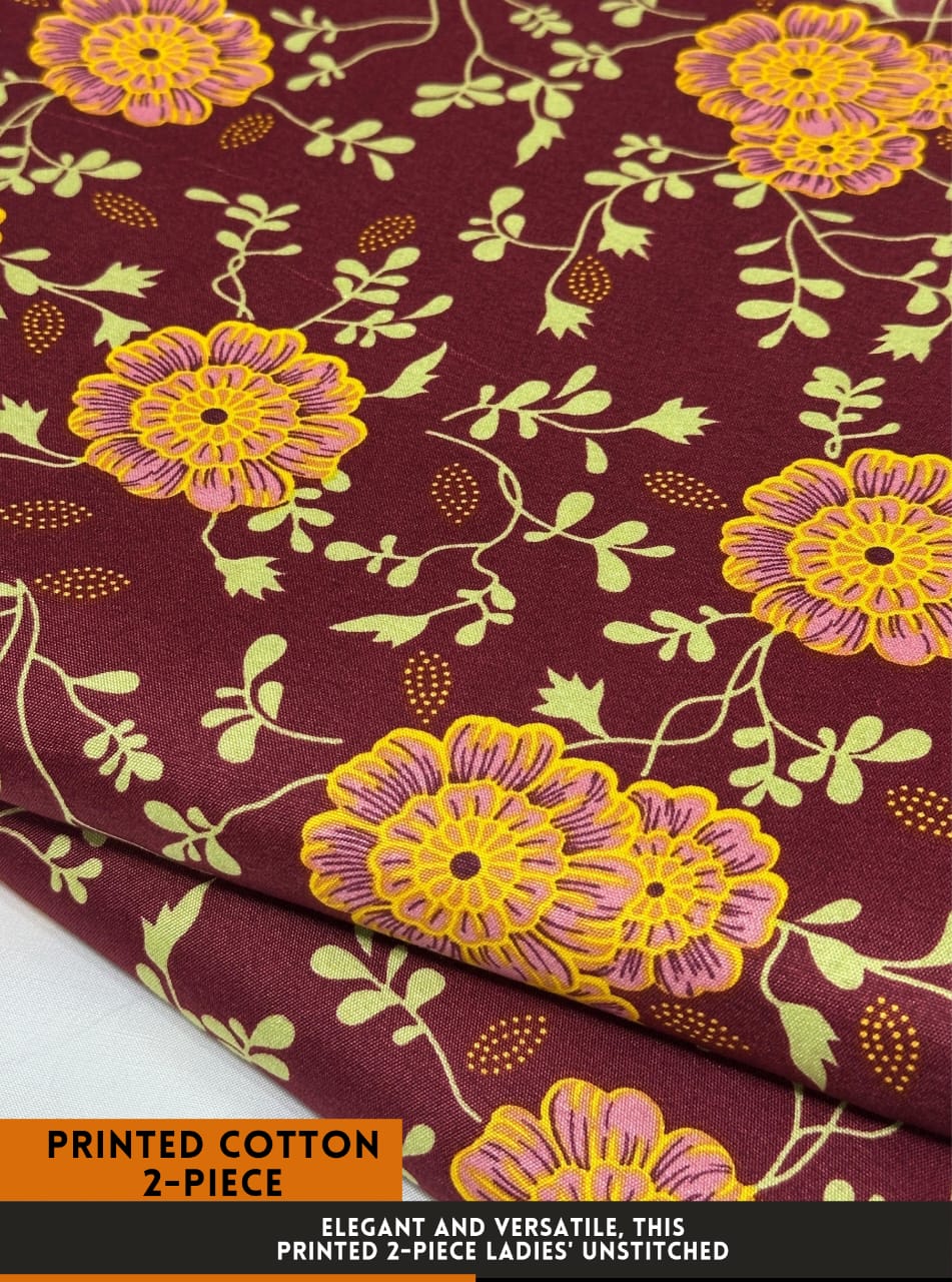 2 Piece Printed Summer Cotton