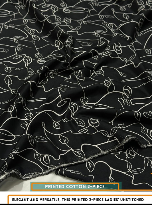 2 Piece Printed Summer Cotton