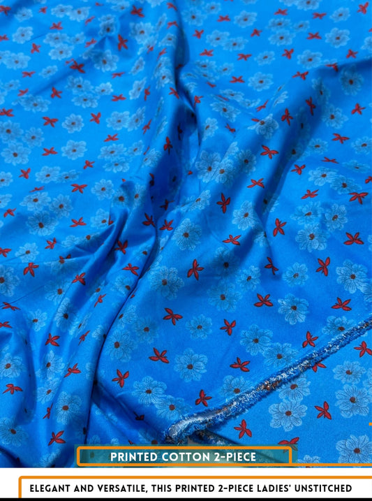 2 Piece Printed Summer Cotton