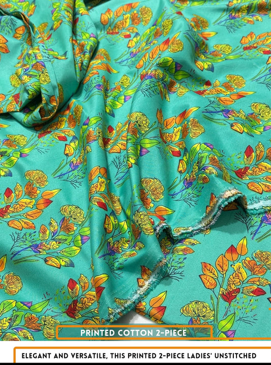 2 Piece Printed Summer Cotton
