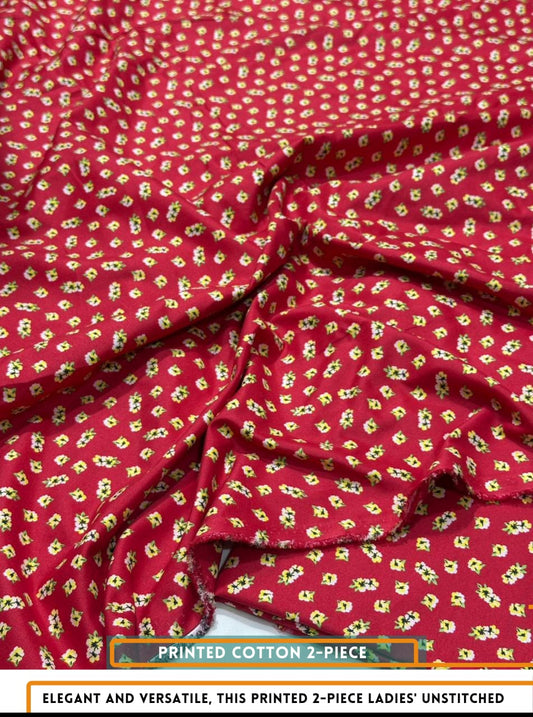 2 Piece Printed Summer Cotton