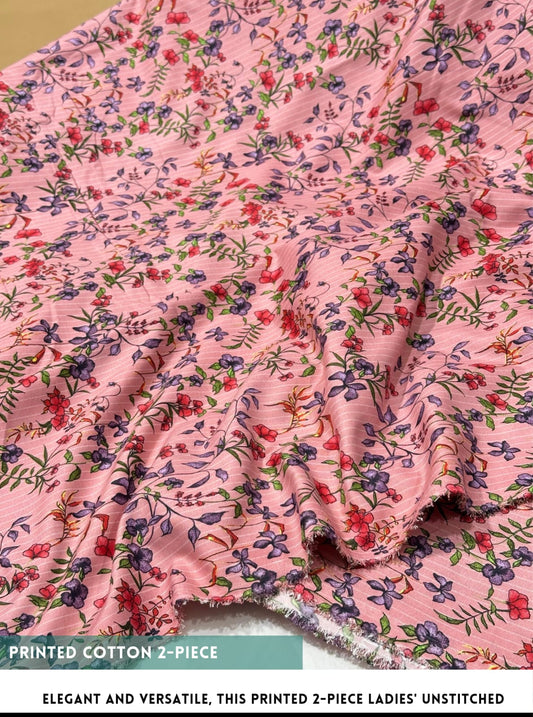 2 Piece Printed Summer Cotton