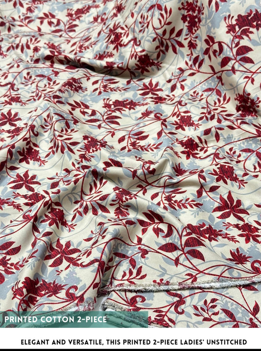 2 Piece Printed Summer Cotton