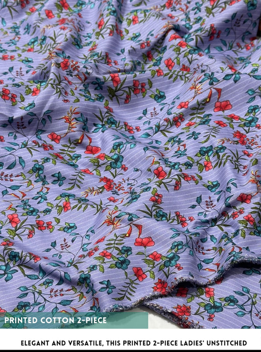 2 Piece Printed Summer Cotton