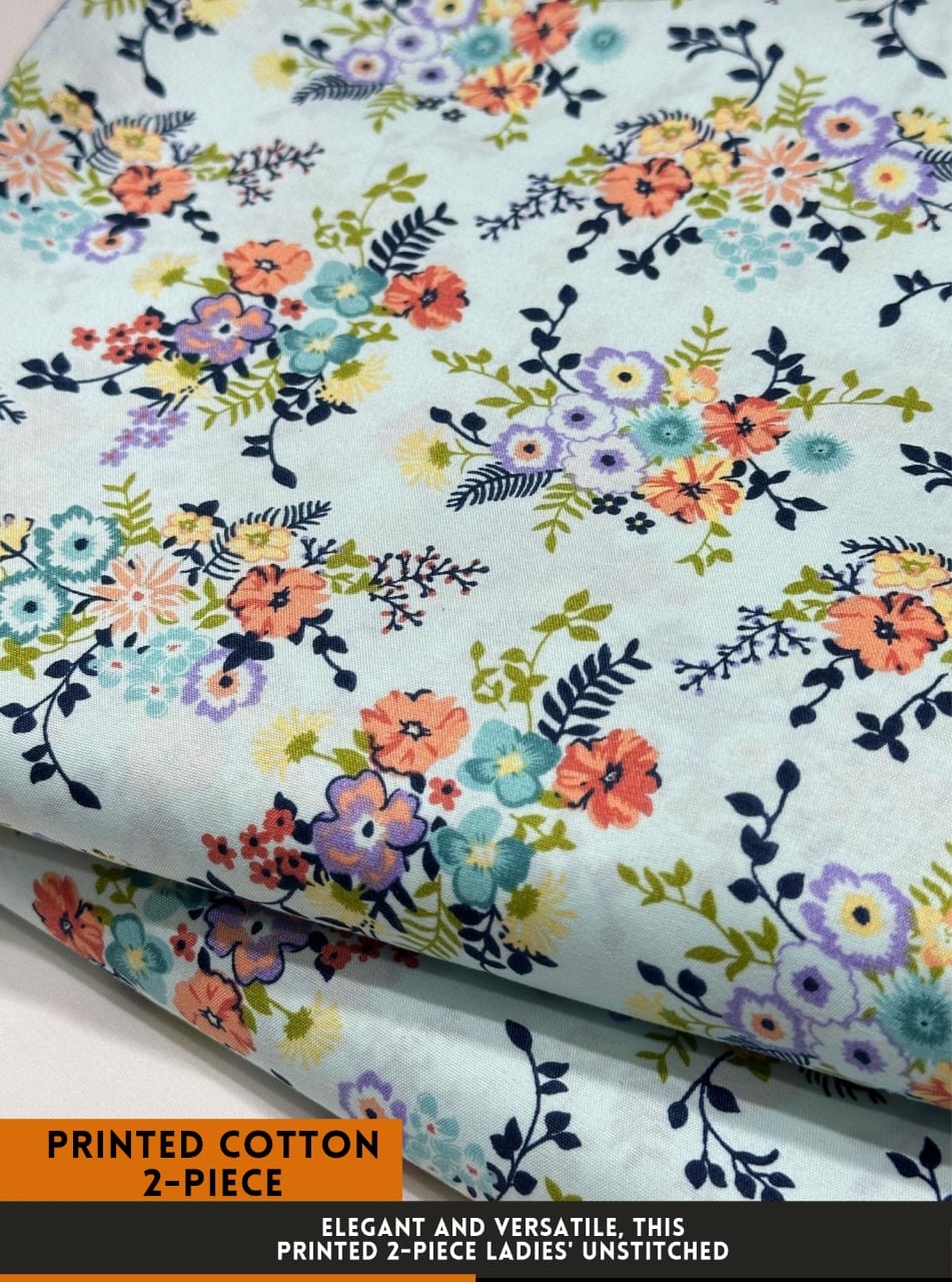 2 Piece Printed Summer Cotton