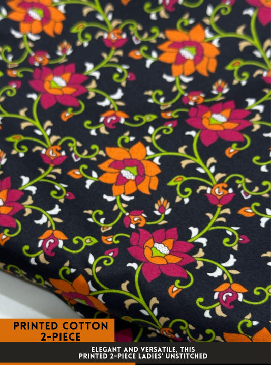 2 Piece Printed Summer Cotton