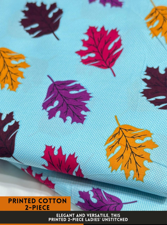 2 Piece Printed Summer Cotton