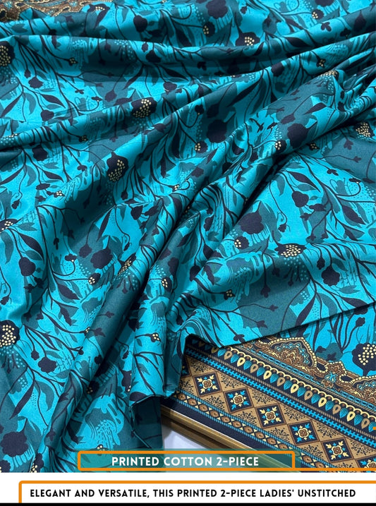 2 Piece Printed Summer Cotton