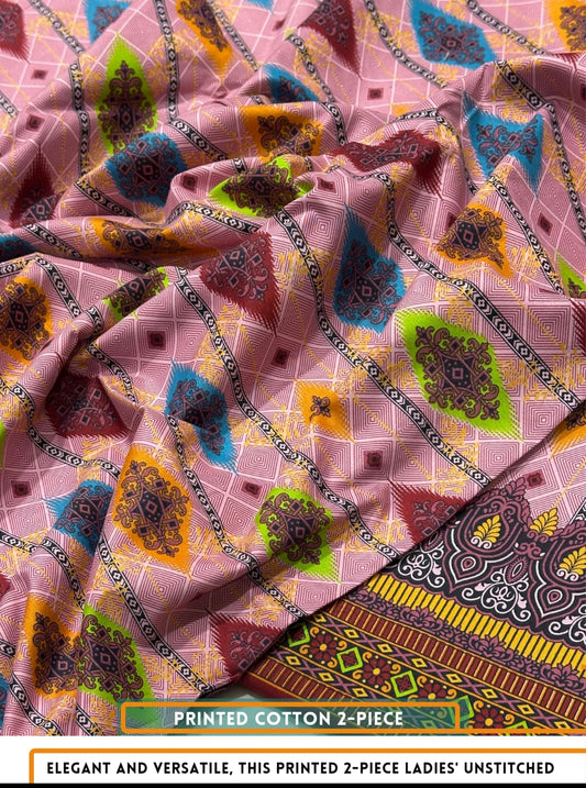 2 Piece Printed Summer Cotton