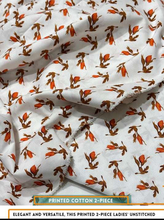 2 Piece Printed Summer Cotton