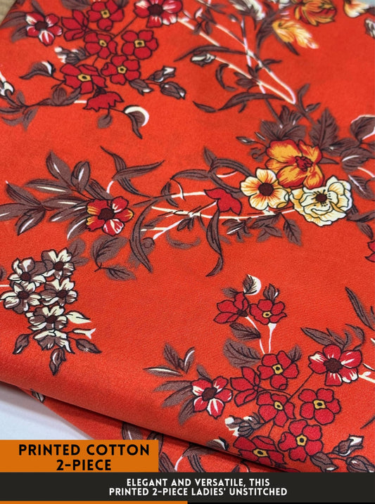 2 Piece Printed Summer Cotton