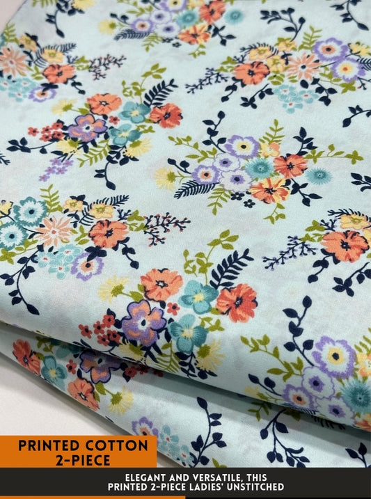2 Piece Printed Summer Cotton